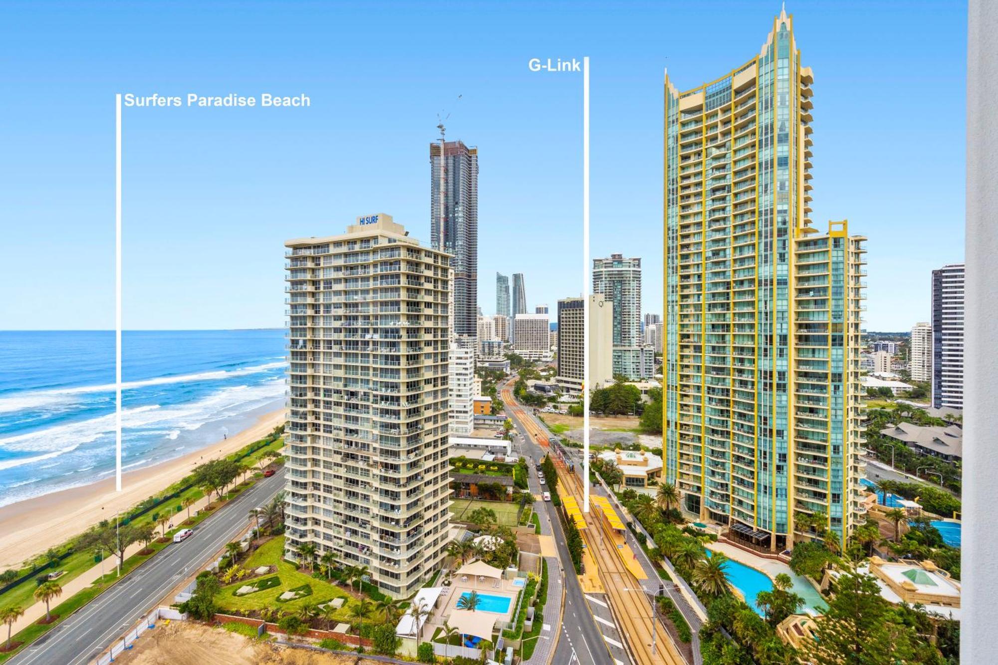 Rhapsody Surfers Paradise Beachfront Sleeps 6 - Optimise Bnb 골드코스트 외부 사진